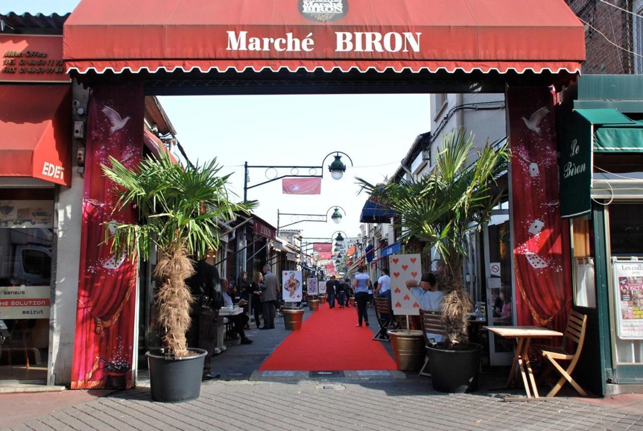 Biron Deluxe Studio Flea Market Of Paris, Porte De Montmartre Сент-Уан Экстерьер фото